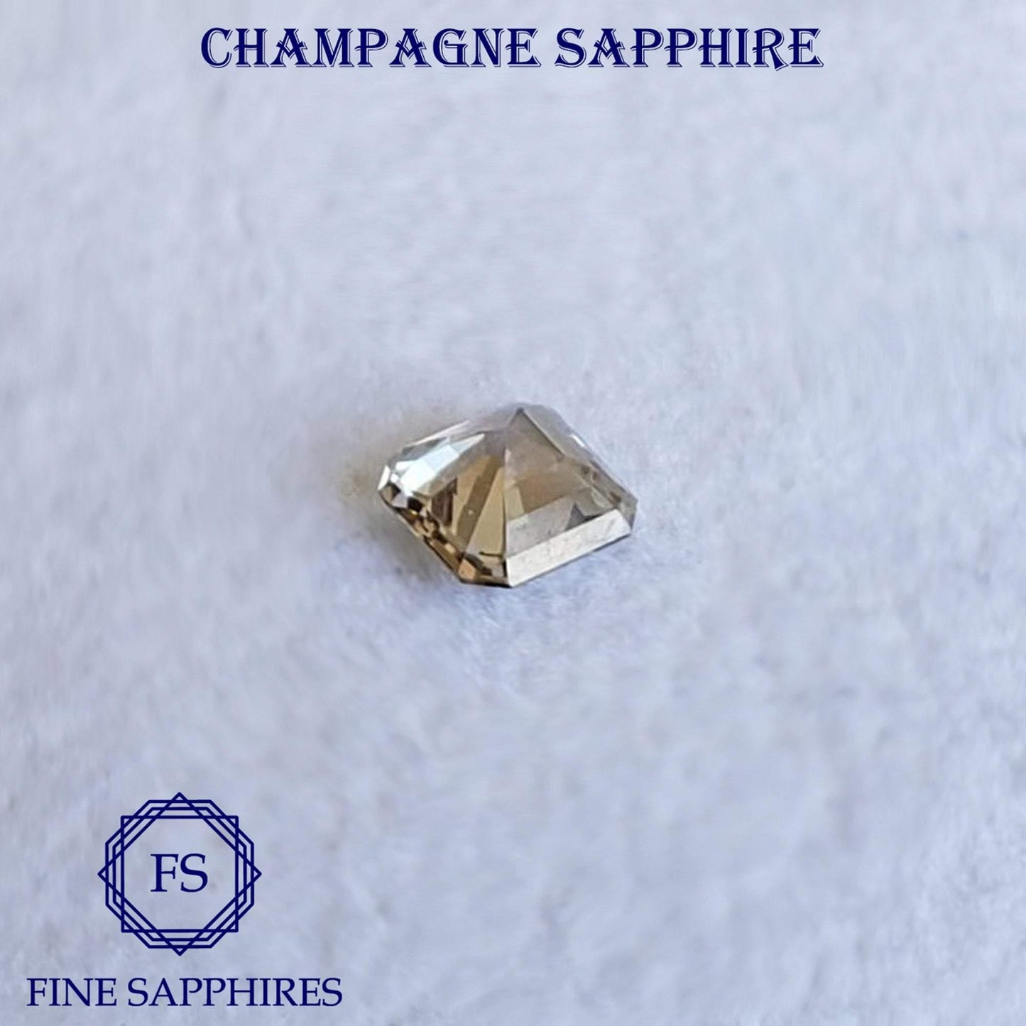 1.10CT Natural Champagne Peach Sapphire