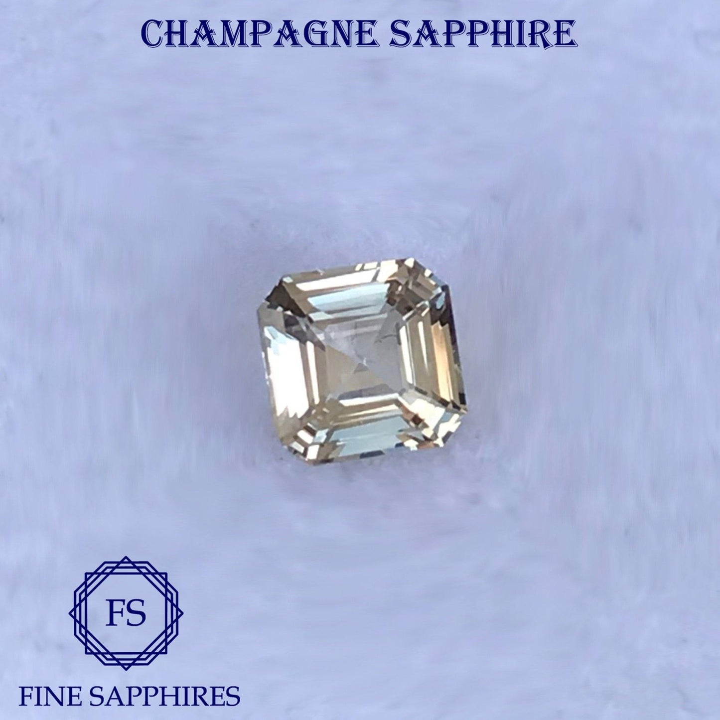 1.10CT Natural Champagne Peach Sapphire 