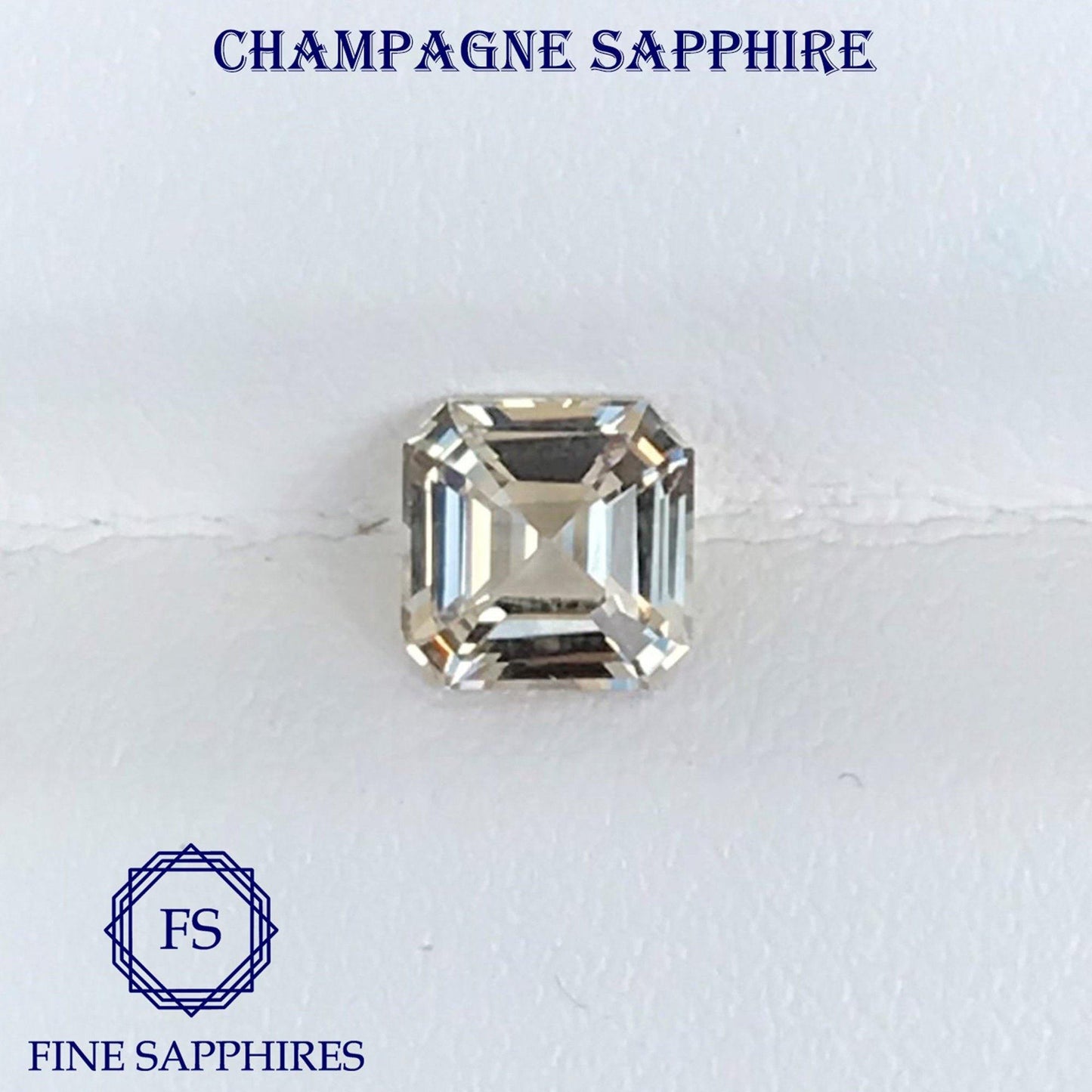 1.10CT Natural Champagne Peach Sapphire 