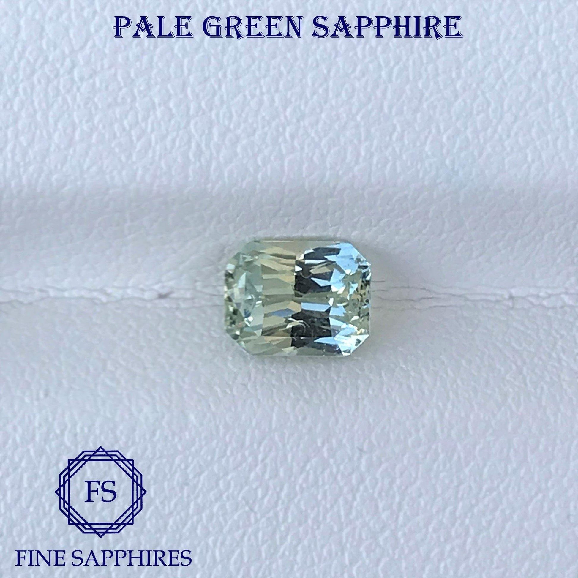 1.30CT Natural Green Sapphire 