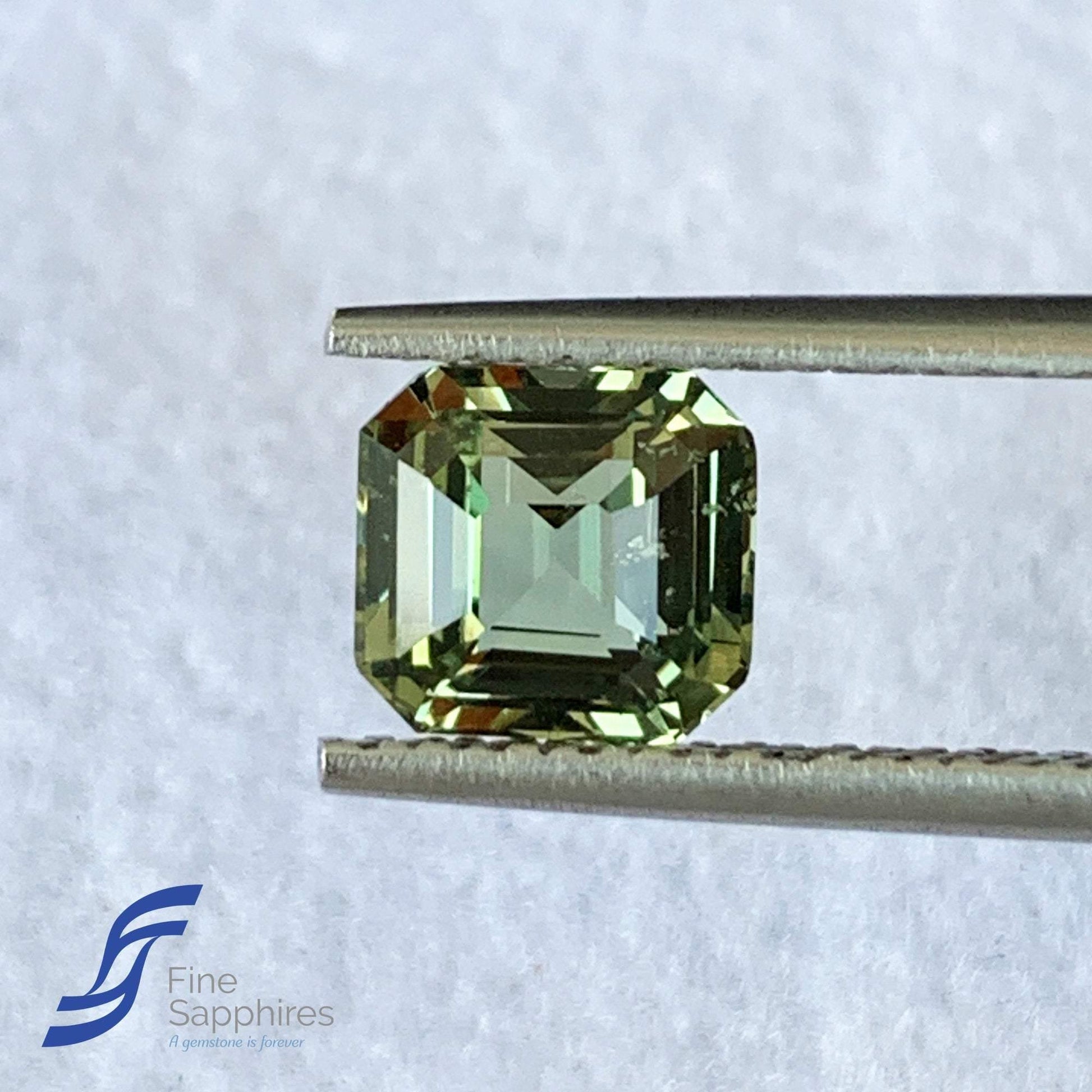 1.86Ct Natural Green Sapphire 