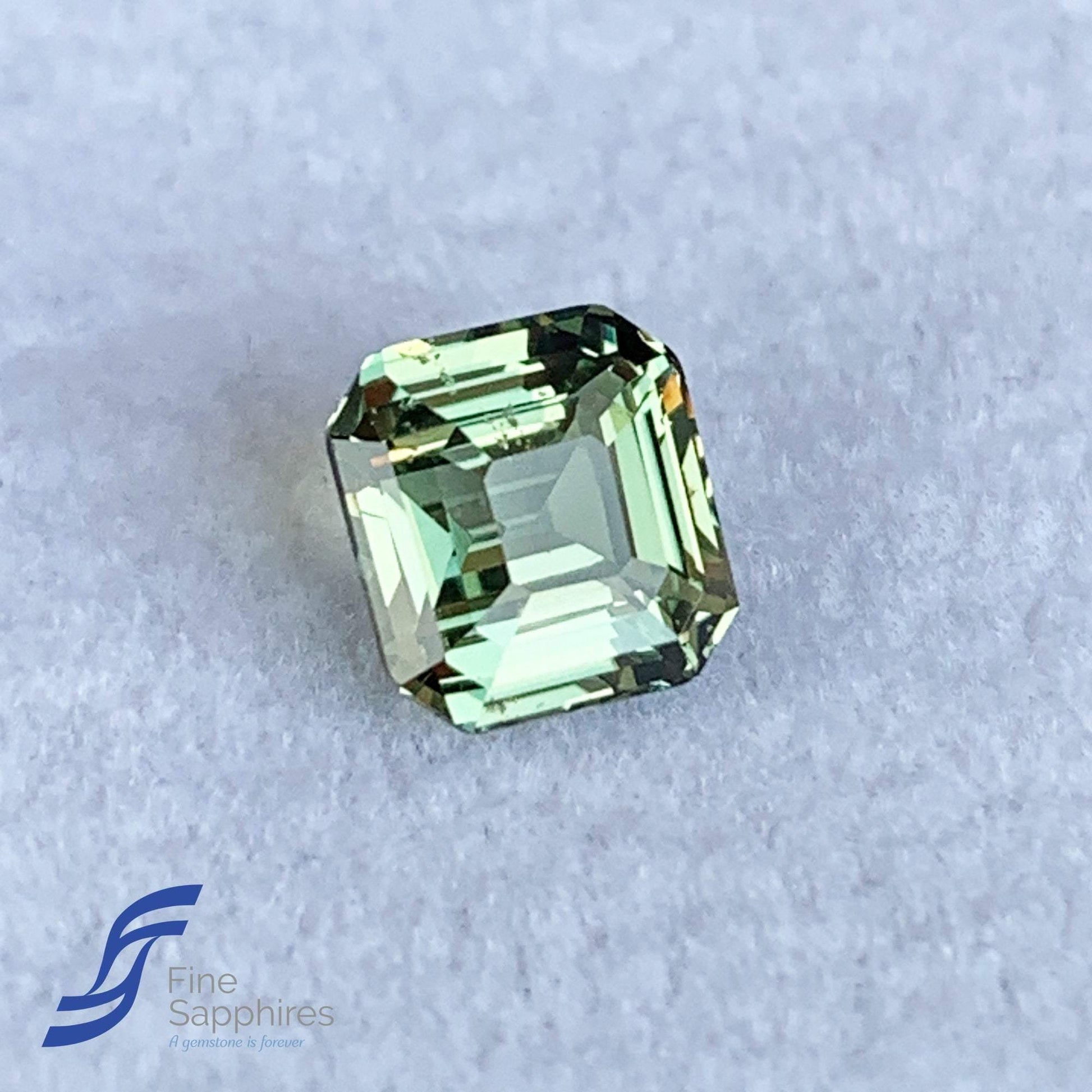 1.86Ct Natural Green Sapphire 