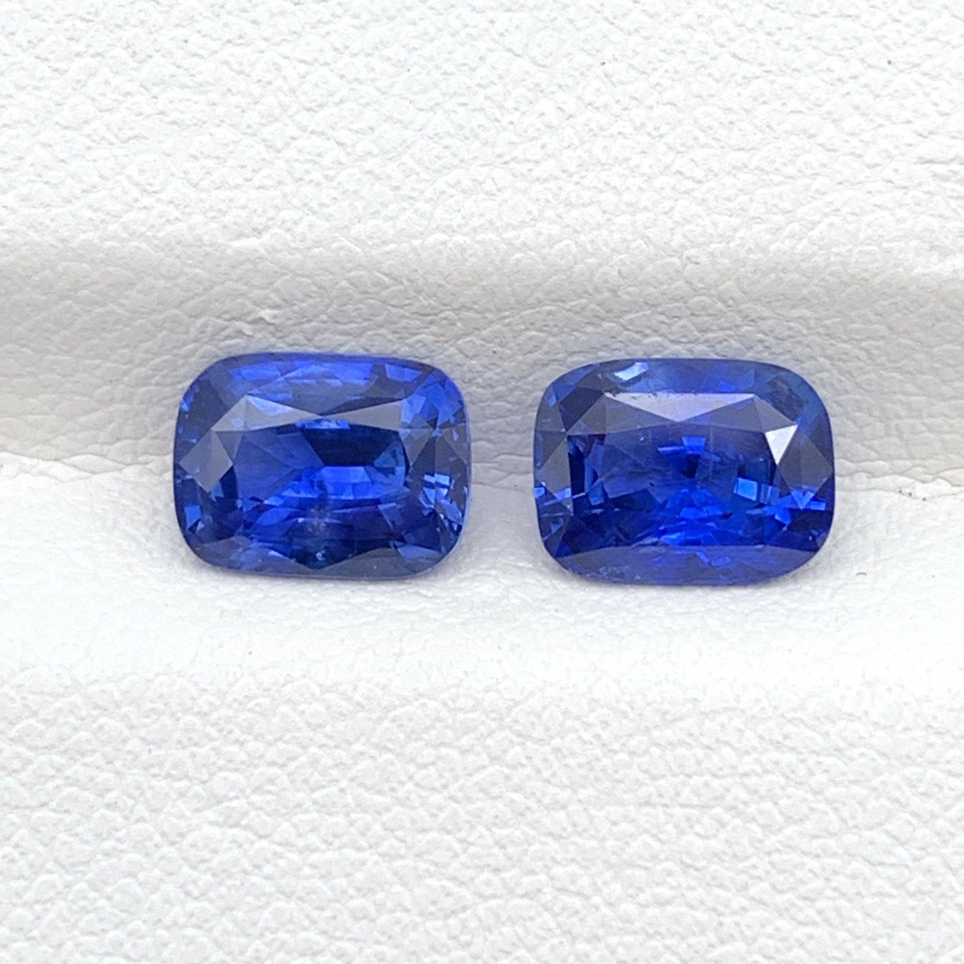 1.62CT & 1.64CT Natural Blue Sapphire Pair 