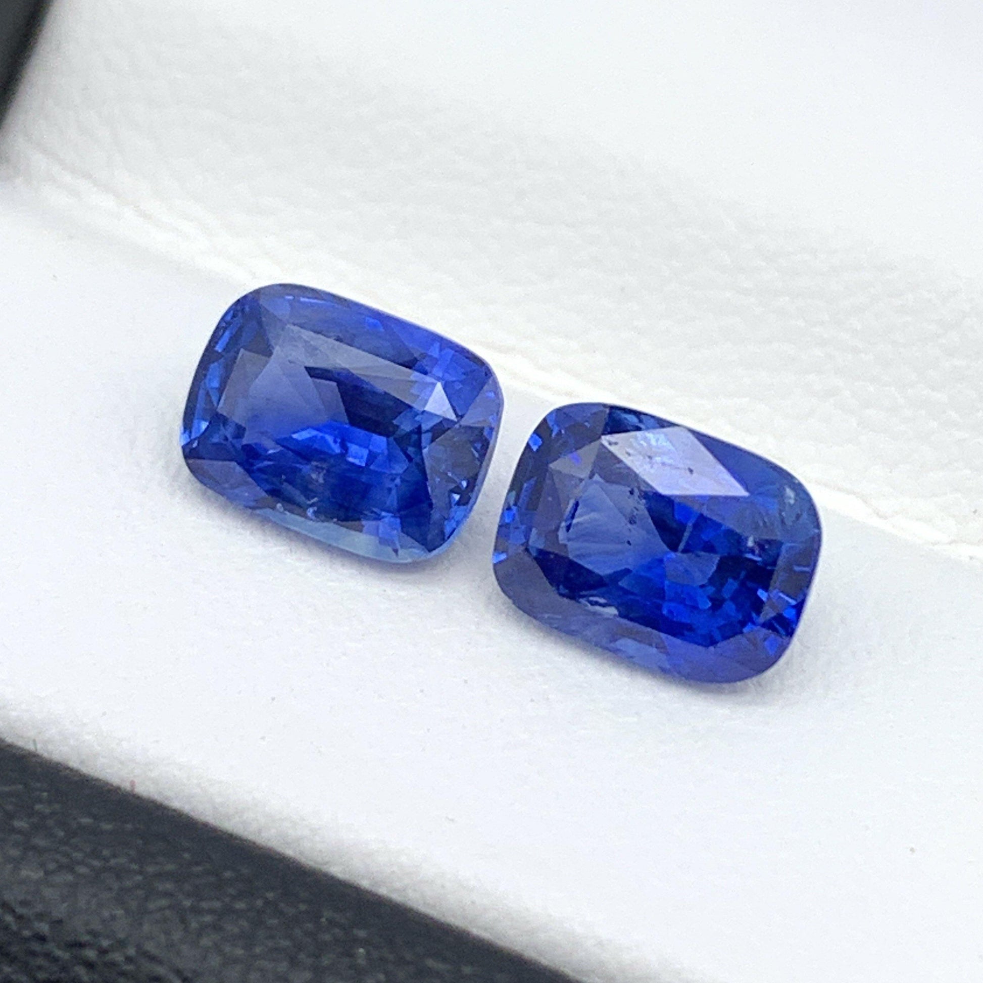 1.62CT & 1.64CT Natural Blue Sapphire Pair 